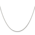 Sterling Silver Curb Chain Necklace 0.8mm