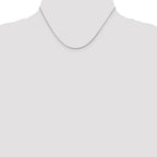 Sterling Silver Curb Chain Necklace 0.8mm