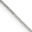 Sterling Silver Curb Chain Necklace 0.8mm