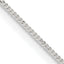 Sterling Silver Curb Chain Necklace 1mm