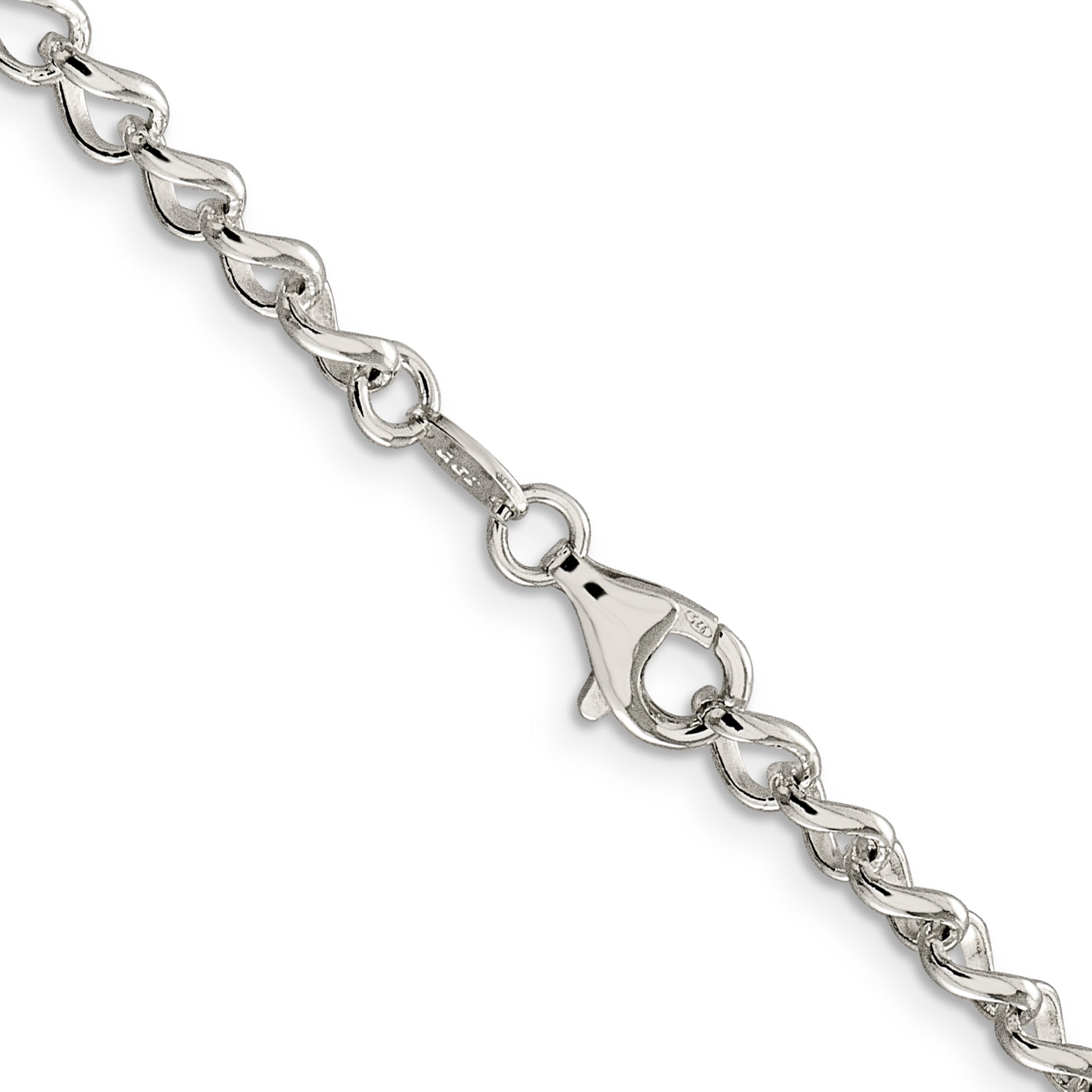 Sterling Silver Curb Chain Necklace 4.5mm
