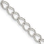 Sterling Silver Curb Chain Necklace 4.5mm