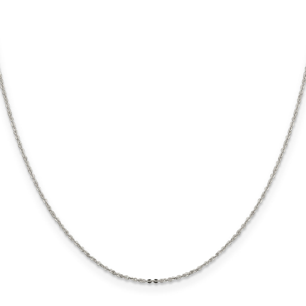 Sterling Silver Cable Chain Necklace 1.15mm
