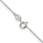 Sterling Silver Cable Chain Necklace 1.15mm