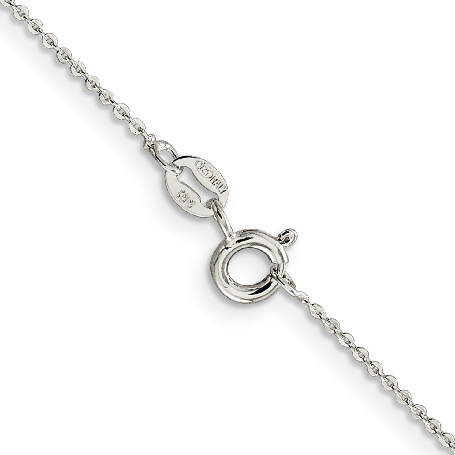 Sterling Silver Cable Chain Necklace 1.15mm