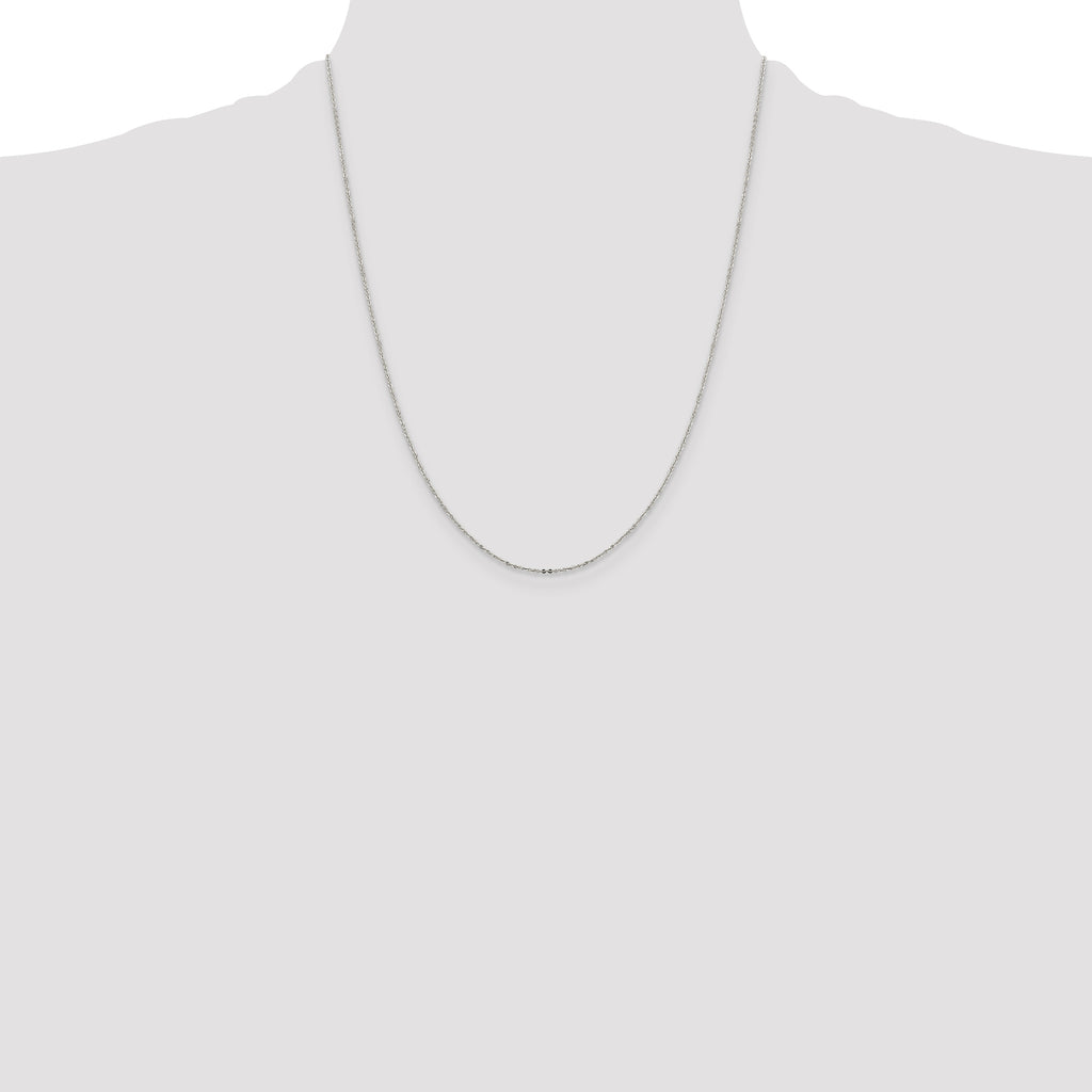 Sterling Silver 1.15mm Flat Cable Chain