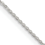 Sterling Silver Cable Chain Necklace 1.15mm