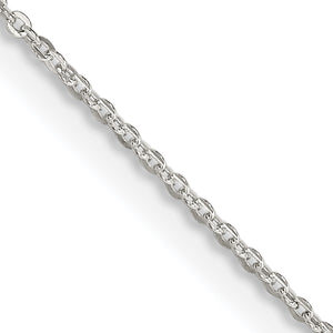 Sterling Silver Cable Chain Necklace 1.15mm