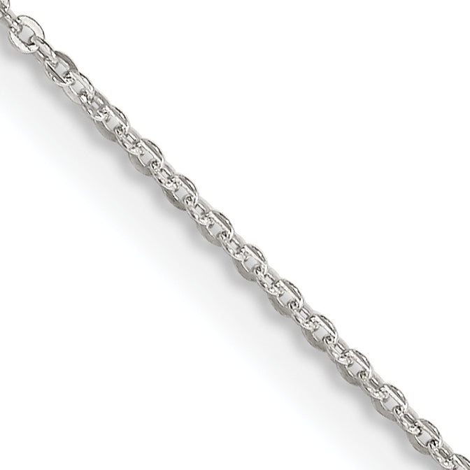 Sterling Silver Cable Chain Necklace 1.15mm