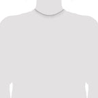 Sterling Silver Rhodium-Plated Diamond-Cut Cable Chain Necklace 1mm