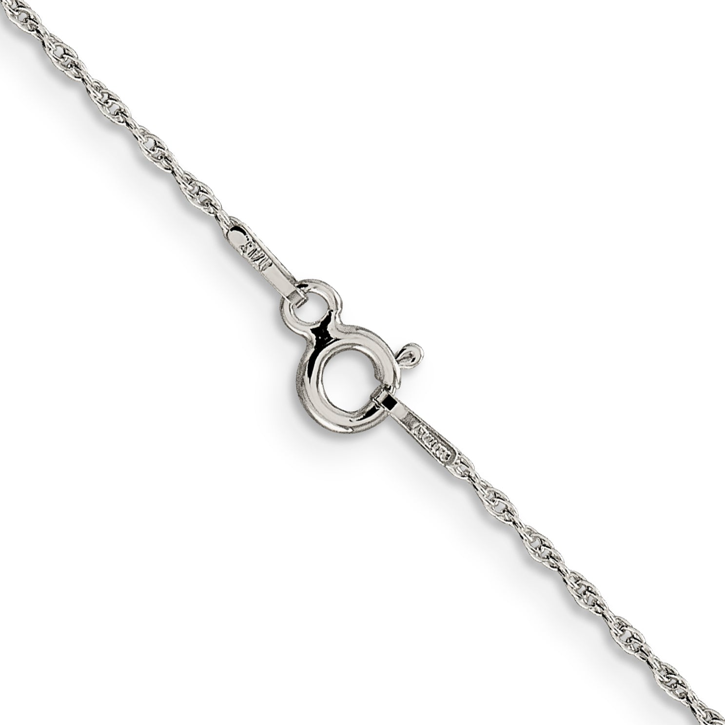 Sterling Silver 1.25mm Loose Rope Chain Secondary image
