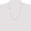 Sterling Silver Rhodium-Plated 1.25mm Loose Rope Chain