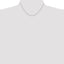 Sterling Silver 1mm Diamond-Cut Long Link Cable Chain