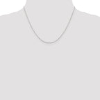 Sterling Silver 1.05mm Square Fancy Beaded Chain