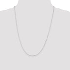 Sterling Silver 1.15mm Square Fancy Beaded Chain