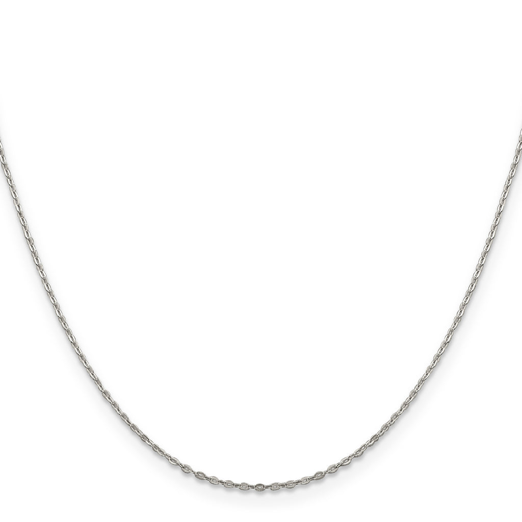 Sterling Silver Cable Chain Necklace 0.5mm