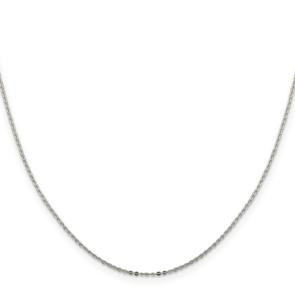Sterling Silver .9mm Flat Link Cable Chain