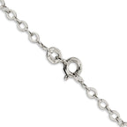 Sterling Silver Cable Chain Necklace 2.5mm