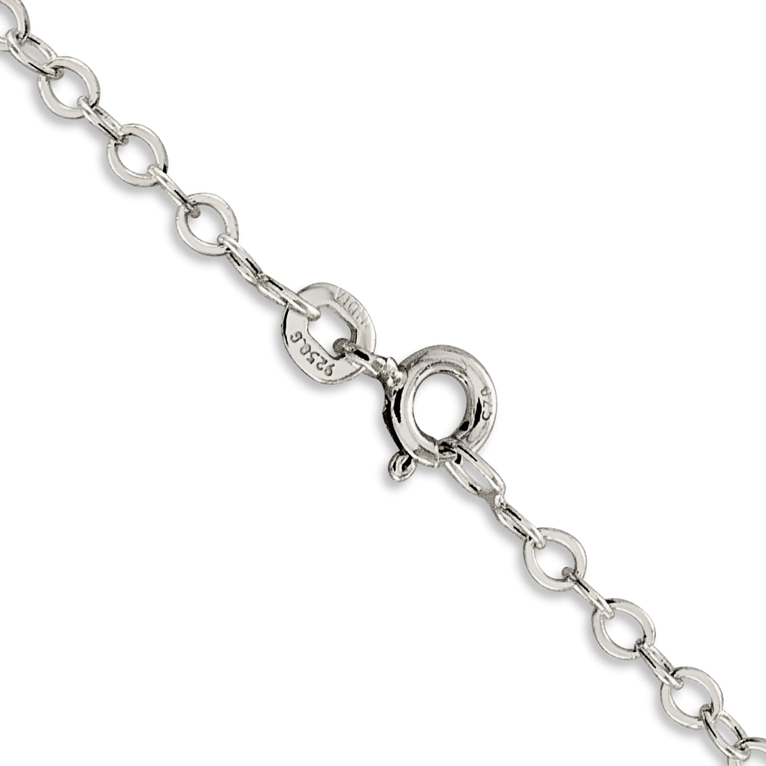Sterling Silver Cable Chain Necklace 2.5mm