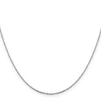 Sterling Silver .95mm Diamond-Cut Forzantine Cable Chain