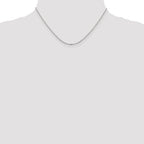 Sterling Silver 1.4mm Diamond-Cut Forzantine Cable Chain
