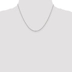 Sterling Silver 1.4mm Diamond-Cut Forzantine Cable Chain With 2in Extension