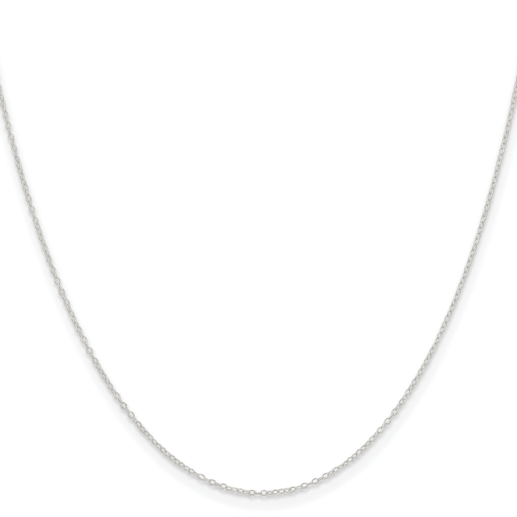 Sterling Silver Forzantine Chain Necklace 0.95mm