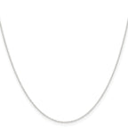 Sterling Silver Forzantine Chain Necklace 0.95mm