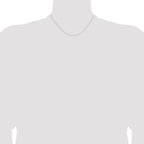 Sterling Silver Forzantine Chain Necklace 0.95mm