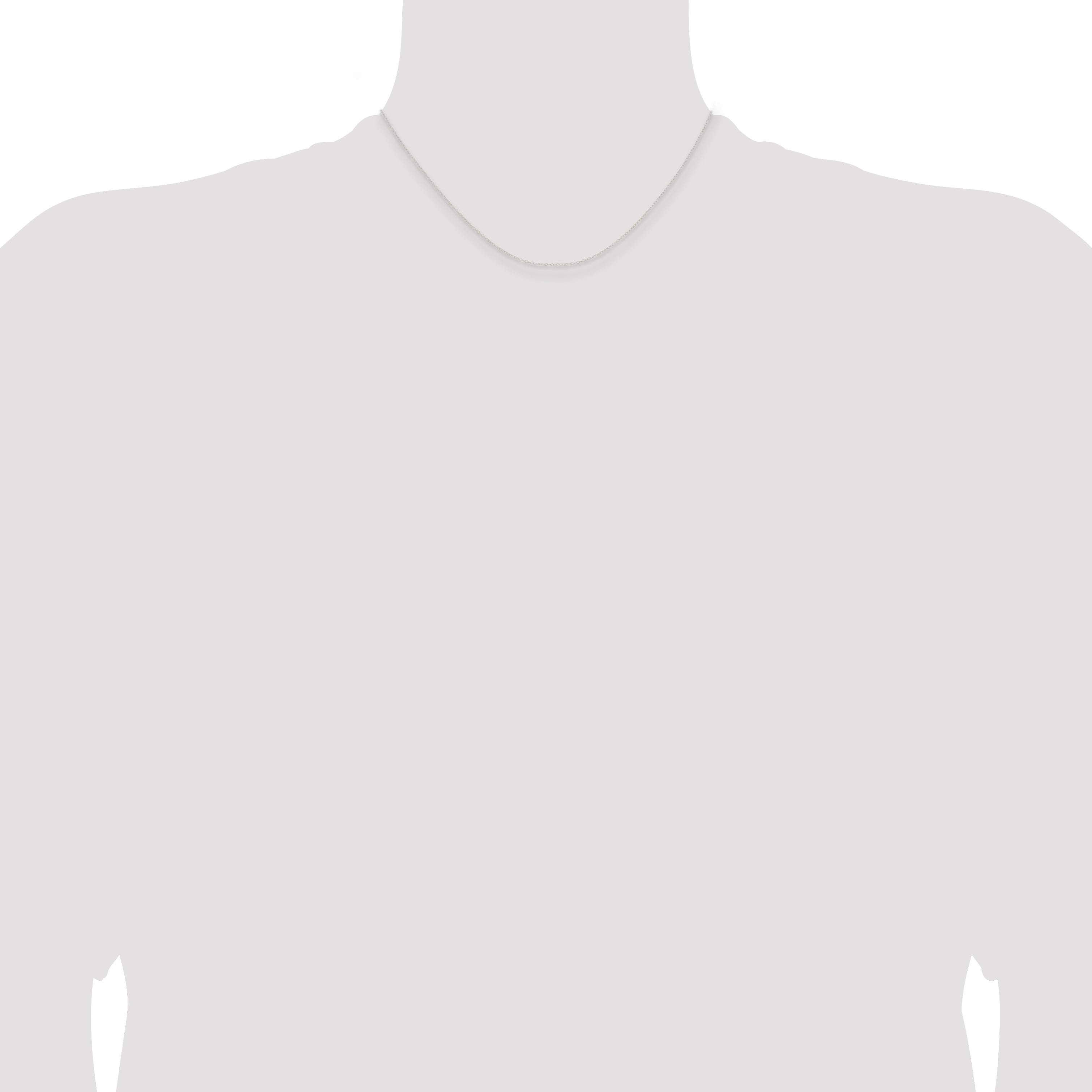 Sterling Silver Forzantine Chain Necklace 0.95mm