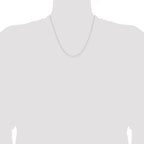 Sterling Silver .95mm Forzantine Cable Chain
