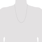 Sterling Silver .95mm Forzantine Cable Chain