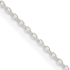 Sterling Silver Forzantine Chain Necklace 0.95mm