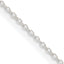 Sterling Silver Forzantine Chain Necklace 0.95mm