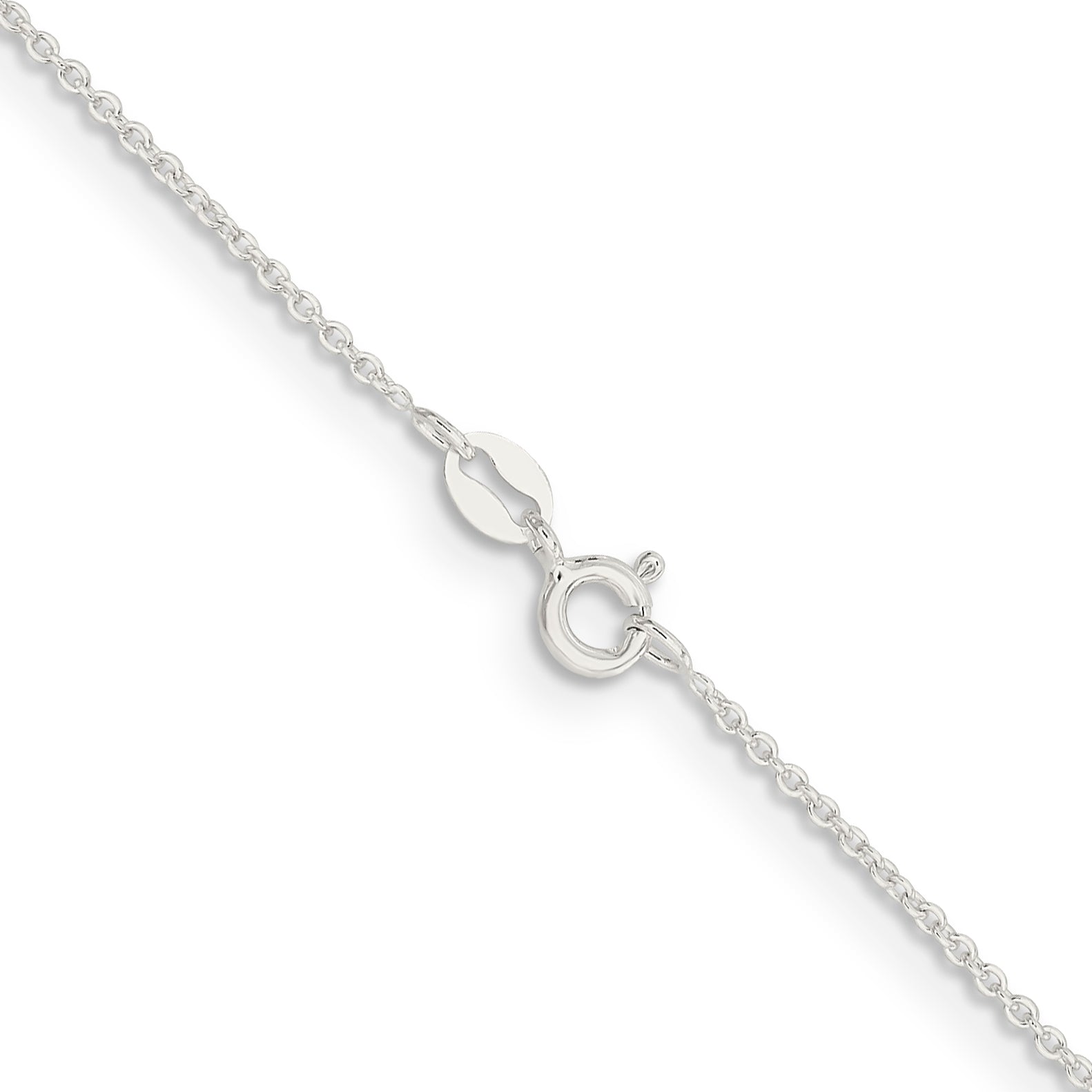 Sterling Silver 1.45mm Forzantine Cable Chain