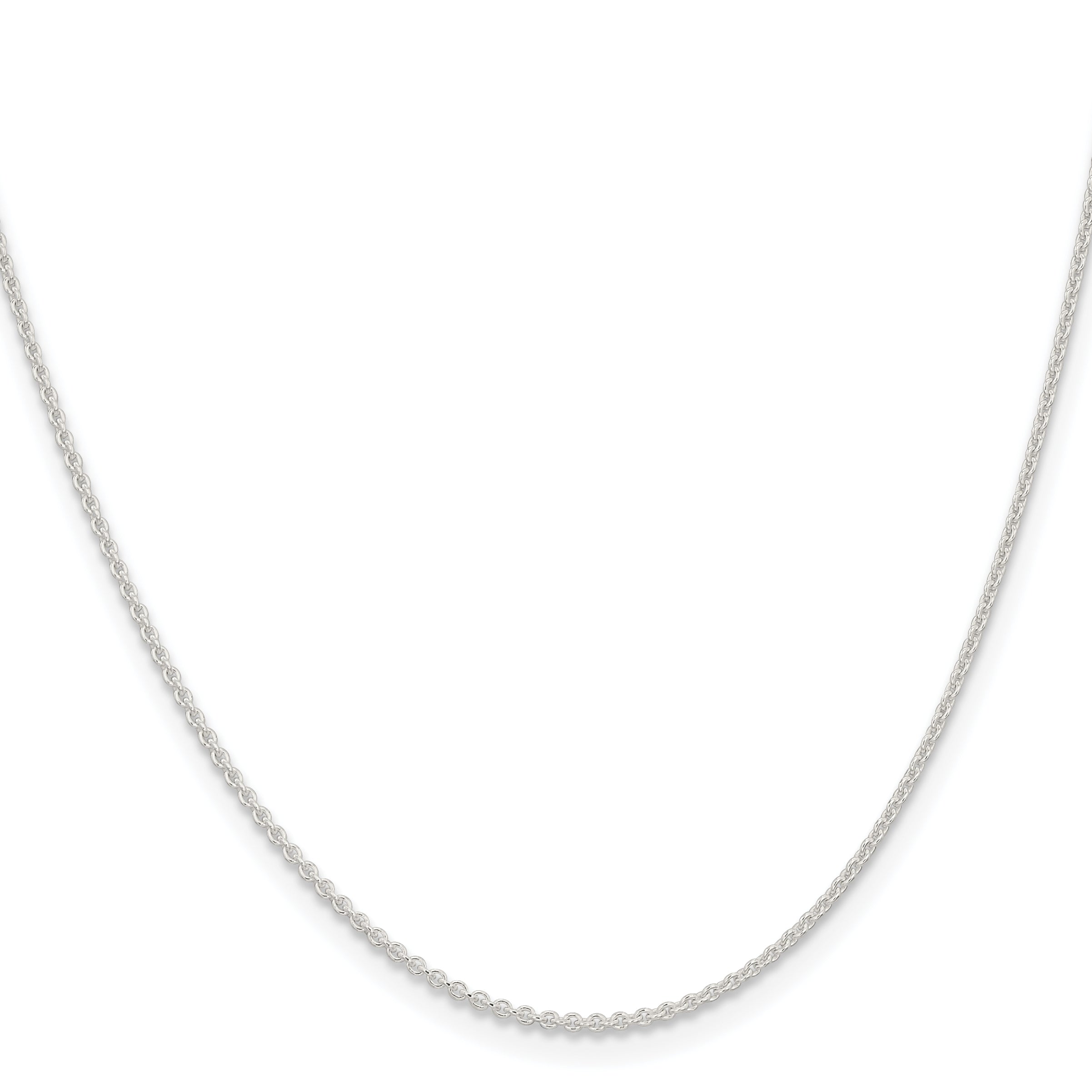 Sterling Silver 1.6mm Forzantine Cable Chain
