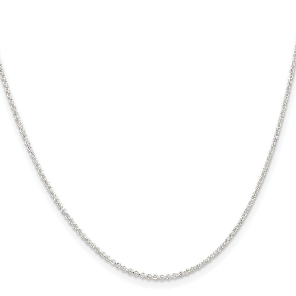 Sterling Silver Forzantine Chain Necklace 1.6mm