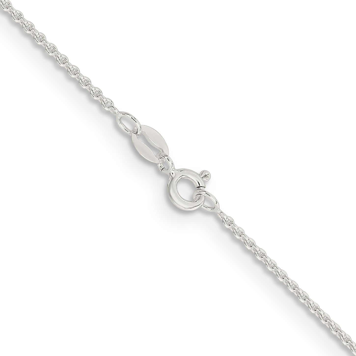 Sterling Silver Forzantine Chain Necklace 1.6mm