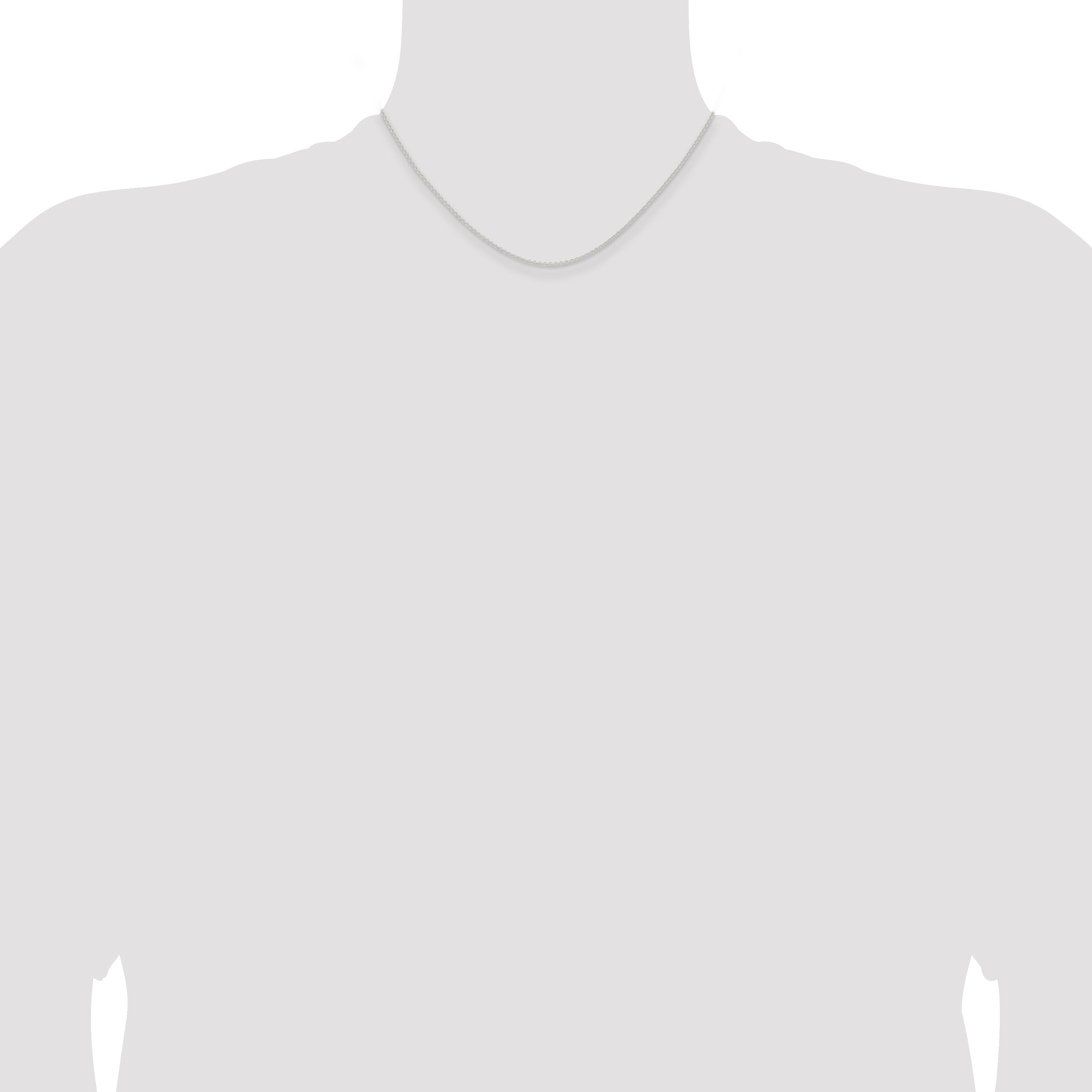 Sterling Silver 1.6mm Forzantine Cable Chain