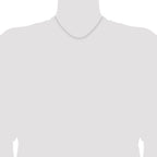 Sterling Silver Forzantine Chain Necklace 1.6mm