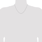 Sterling Silver 1.6mm Forzantine Cable Chain