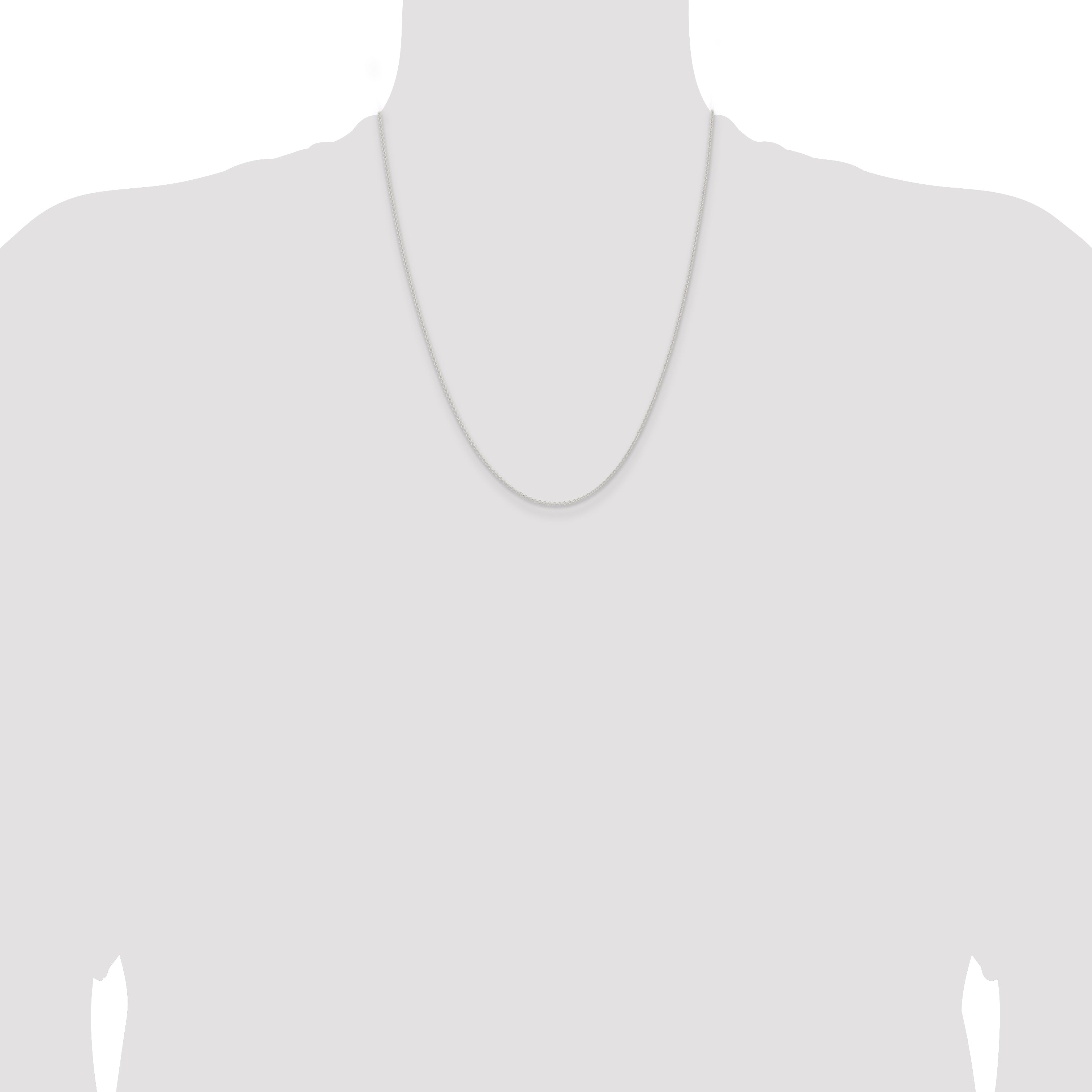 Sterling Silver 1.6mm Forzantine Cable Chain