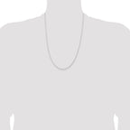 Sterling Silver 1.85mm Diamond-cut Forzantine Cable Chain