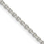 Sterling Silver Diamond-Cut Forzantine Chain Necklace 2.1mm