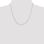 Sterling Silver 1.4mm Twisted Serpentine Chain