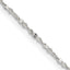 Sterling Silver Serpentine Chain Necklace 1.4mm