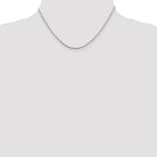 Sterling Silver Herringbone Chain Necklace 1.65mm