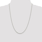 Sterling Silver 1.65mm Twisted Herringbone Chain