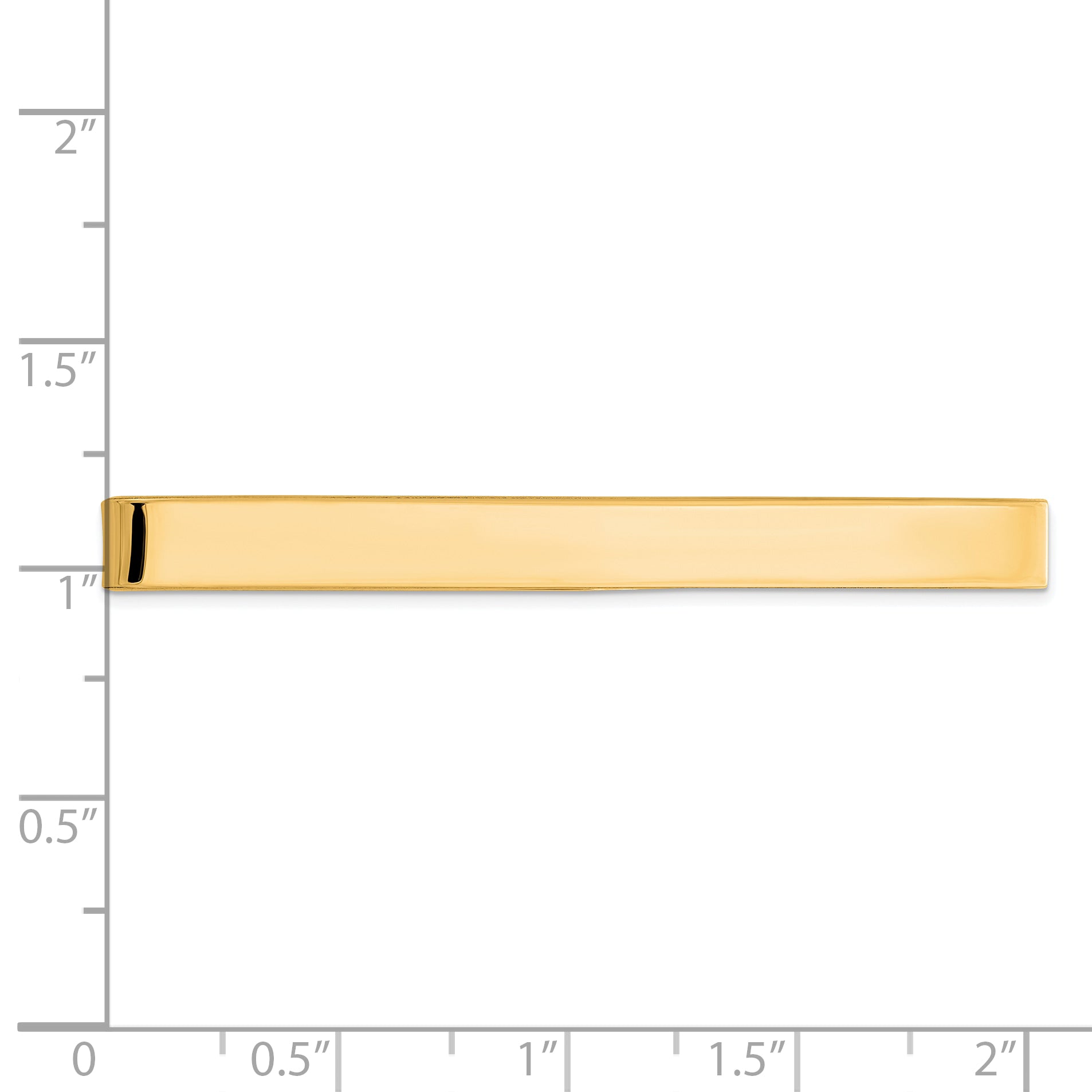 Sterling Silver Gold-plated Tie Bar Secondary image