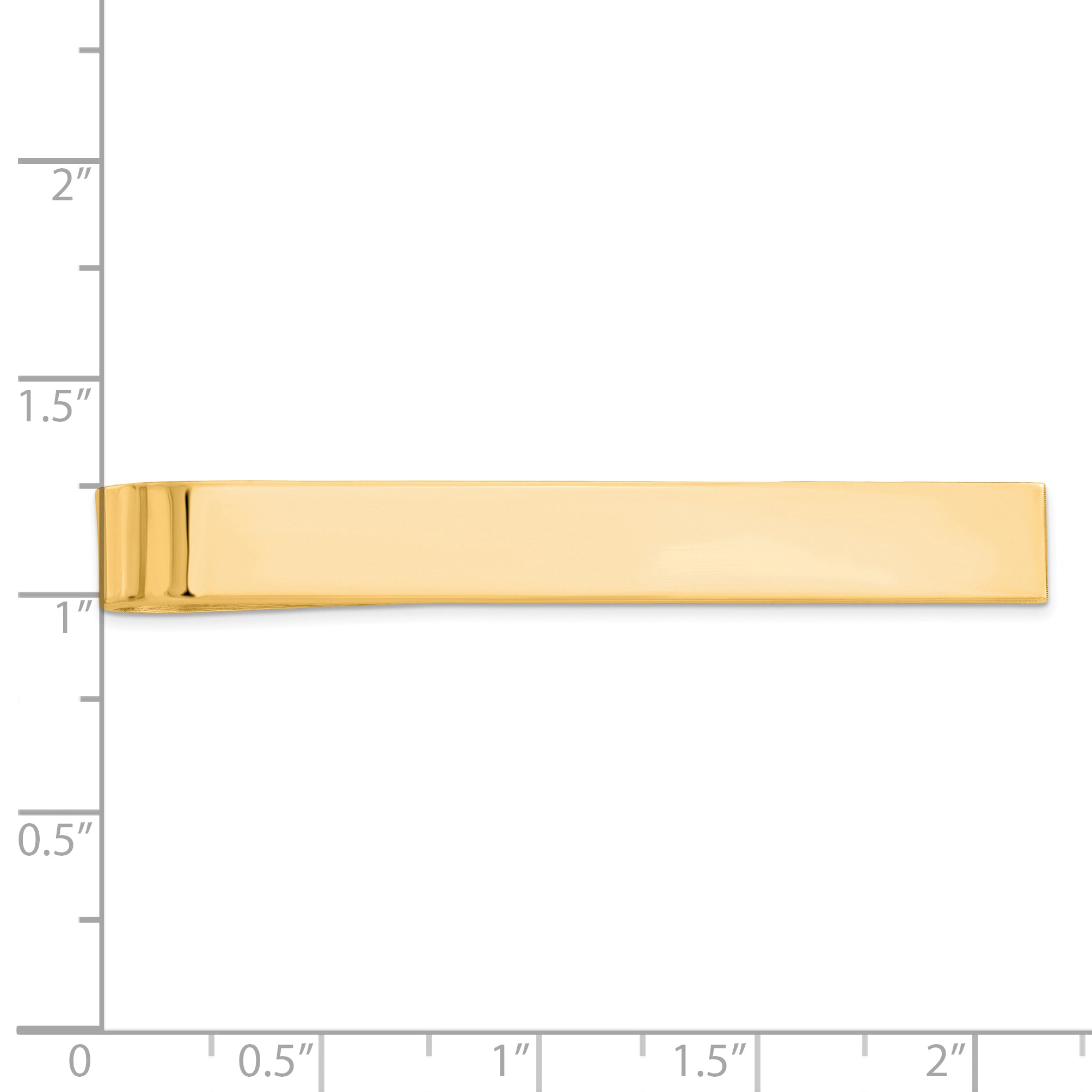 Sterling Silver Gold-plated Tie Bar Secondary image